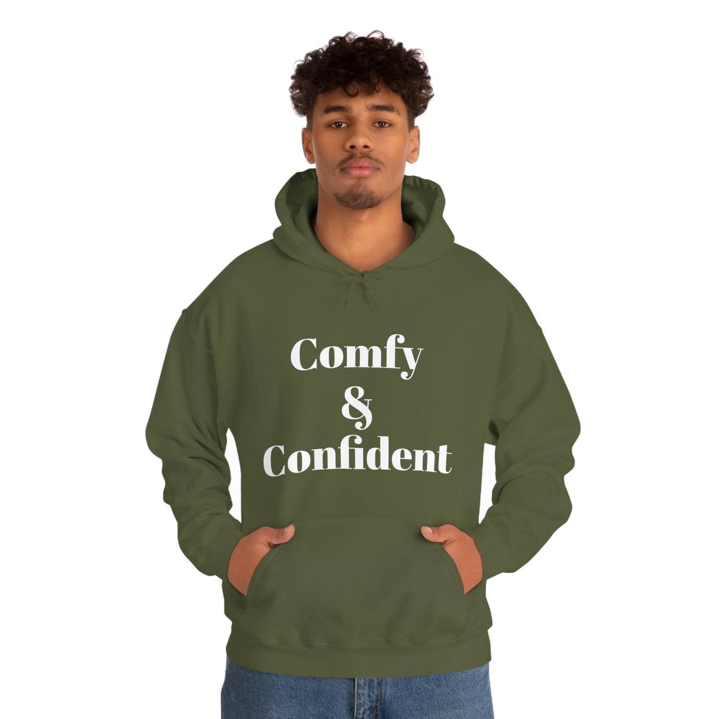 Comfy & Confident Unisex Heavy Blend™ Hooded Sweatshirt